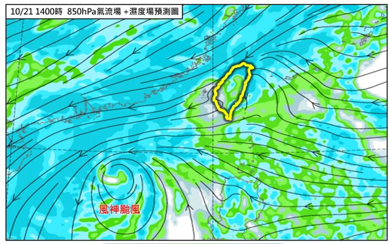 專家提醒，受到不同天氣系統影響，不僅要留意降雨，也要小心強風跟大浪。（圖／取自林老師氣象站）