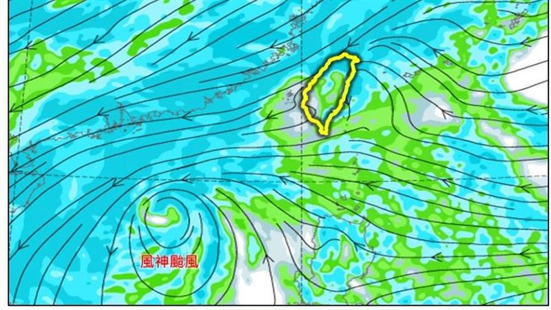 風神生成!小心風雨 專家點名3降雨熱區