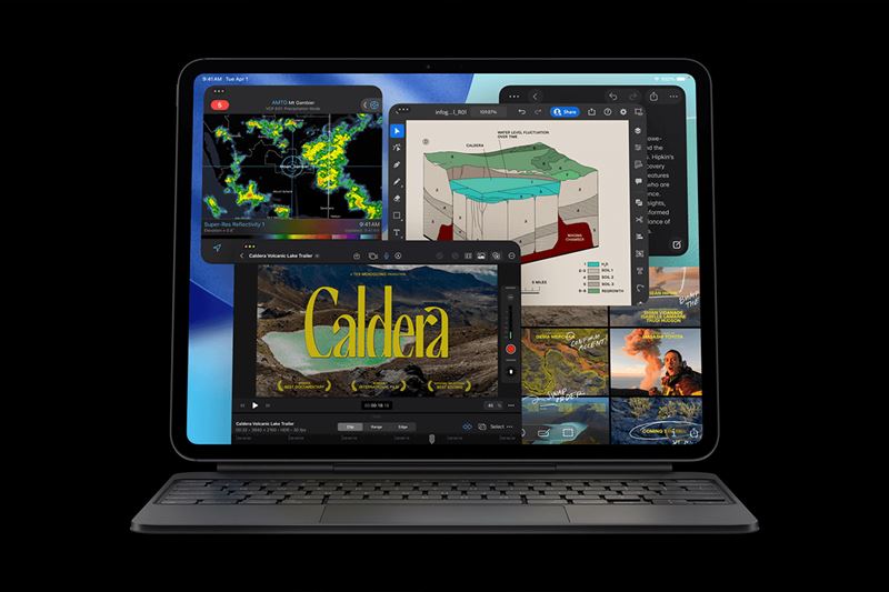 全新M5晶片的iPad Pro與MacBook Pro，不僅AI算力暴漲，整體效能也刷新紀錄。（圖／翻攝Apple網站）