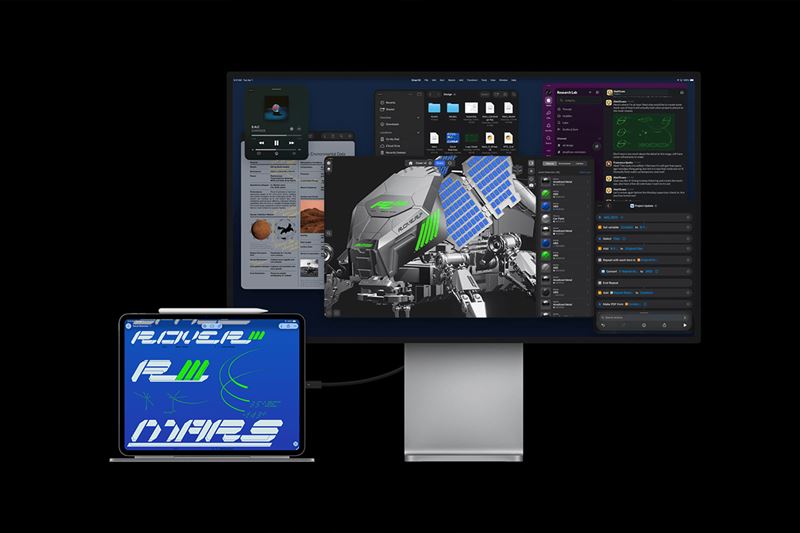 Apple打造M5系列產品。（圖／翻攝Apple網站）