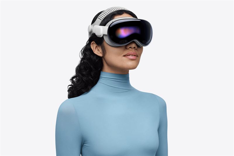 Apple頭戴裝置Vision Pro。（圖／翻攝Apple網站）