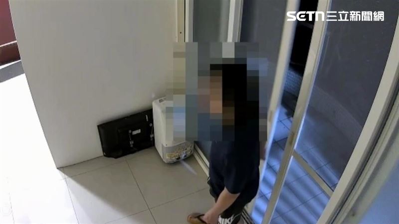 北市劉姓男房客五度潛入女大生房間竊取內褲遭逮。（圖／翻攝畫面）