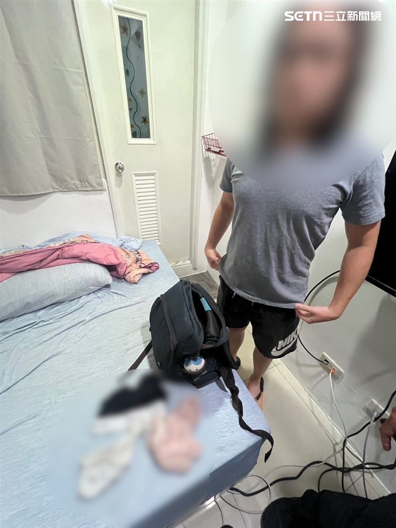 北市劉姓男房客五度潛入女大生房間竊取內褲遭逮。（圖／翻攝畫面）