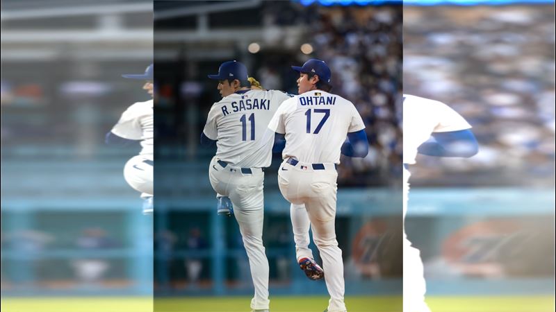 季後賽第2次，大谷翔平先發、佐佐木朗希關門。（圖／翻攝自MLB Espanol）