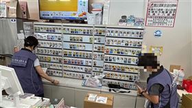 加熱菸開賣首日，北市衛生局啟動擴大專案稽查，查獲加熱菸標示不符規範。（圖／北市衛生局提供）
