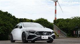 賓士AMG A45 4MATIC摘星版。（圖／記者鍾釗榛攝）