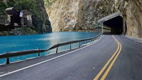 太魯閣立霧溪堰塞湖水位持續上漲。（圖／太魯閣國家公園臉書）