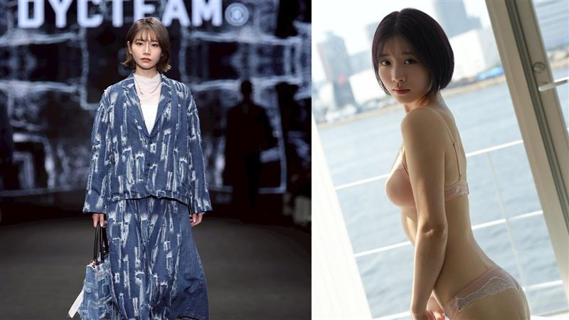 不拍AV改走時尚路！河北彩伽登台北時裝周