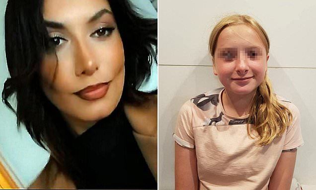 阿爾及利亞籍27歲非法移民班奇瑞德（左），慘忍殺害12歲女童（右）蘿拉，只因她的母親拒絕提供公寓大樓門禁卡而心懷不滿。（圖／翻攝自X平台 @TribunePop23）