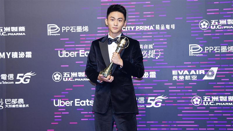 朱宥丞奪迷你男配。（圖／記者鄭孟晃、趙于瑩攝影）
