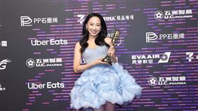 金鐘獎第60屆最具潛力新人獎由杜蕾拿下。（圖／記者鄭孟晃、趙于瑩攝影）