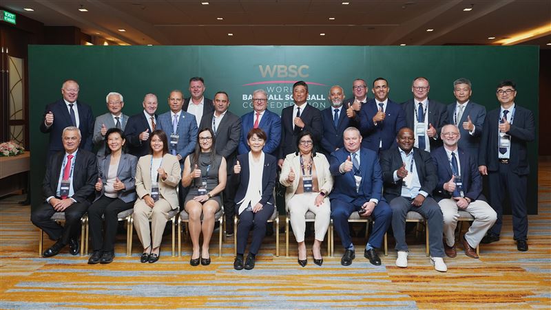 辜仲諒成功連任WBSC執行副會長。（圖／棒協提供）