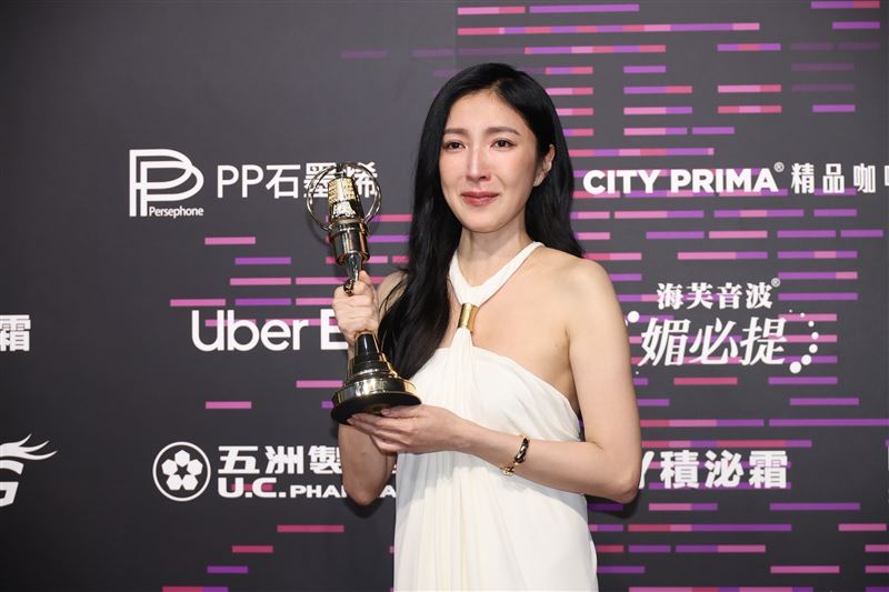 楊謹華金鐘封后 今衝BLACKPINK演唱會追星 《影后》一口氣獲得多項大獎,楊謹華第六度入圍終於封后。(圖/記者趙于瑩、鄭孟晃攝影)