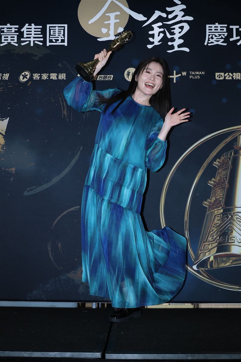楊小黎以《啥人顧性命》獲得第60屆金鐘獎迷妳視后。（圖／記者鄭孟晃攝影）