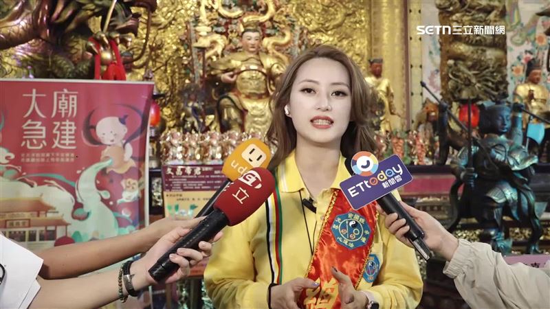 桃園護國宮主任秘書林慧慧受訪，談太子忠孝文化季設立的初衷
