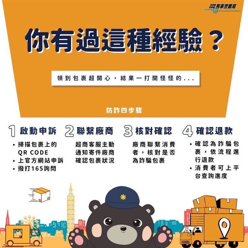 超商包裹詐騙手法最為猖獗，4大步驟讓損失降到最低。（圖／翻攝畫面）