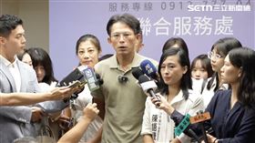 黃國昌上午出席「陳語倢汐止聯合服務處開幕典禮」。（圖／翻攝畫面）