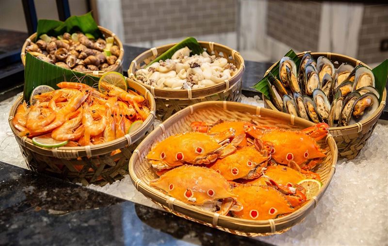 Garden Kitchen午間自助美饌。(圖/台北萬豪提供)