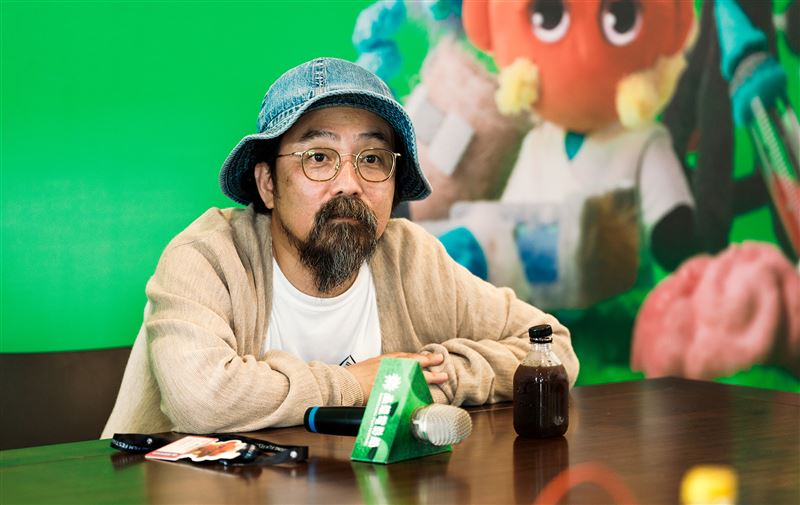 山下敦弘參與導演講堂，並接受媒體訪問。（圖／高雄電影節提供）