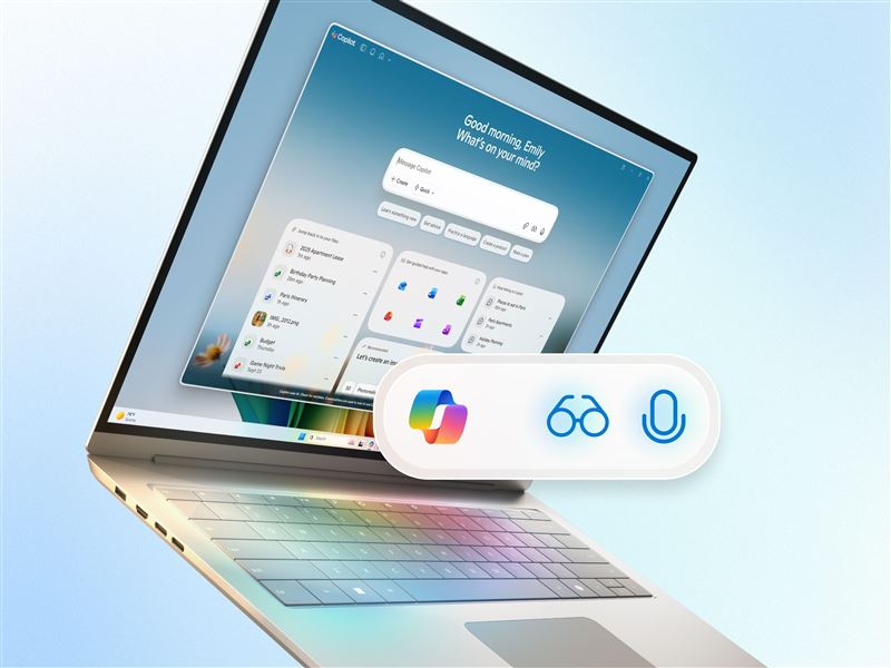 微軟以新一波Copilot更新，讓每台Windows 11 PC都成為AI PC。（圖／台灣微軟提供）