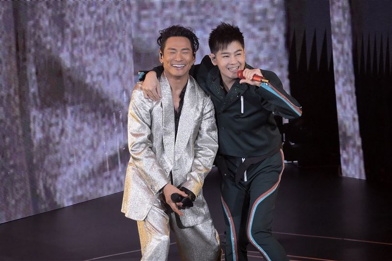 杜德偉「GET UP 世界巡迴演唱會」香港站，首場邀請林志穎擔任嘉賓。（圖／杜德偉Get up演唱會主辦方提供）