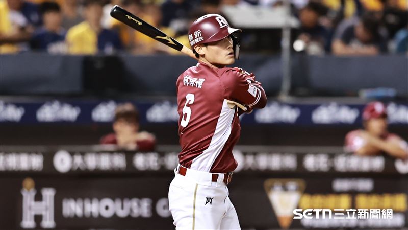 樂天桃猿游擊手林承飛確定不行使自由球員權利。（圖／記者劉彥池攝影）