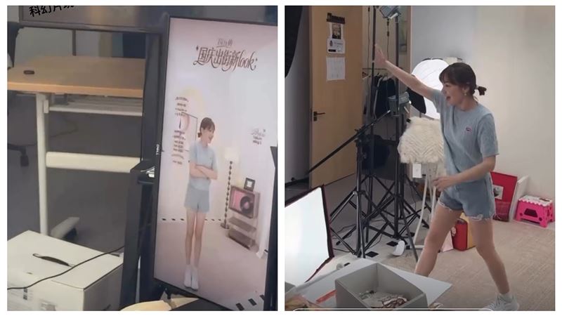 陳沂赴杭州考察直播攝影棚（圖／翻攝自IG @yi326326）