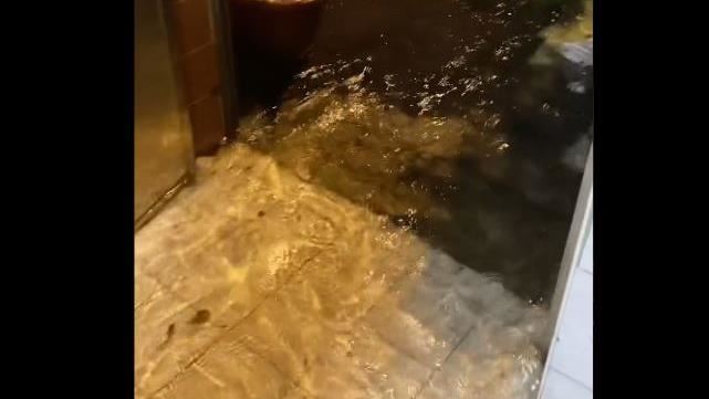 雨彈狂炸雙北！中和慘淹水　網曝家中慘況