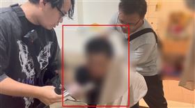 警方逮捕肇逃的賓男。（圖／翻攝畫面）