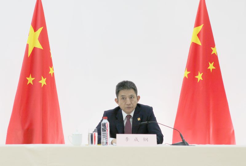 李成鋼（圖）遭習近平免去常駐世貿代表職務。（圖／中央社）