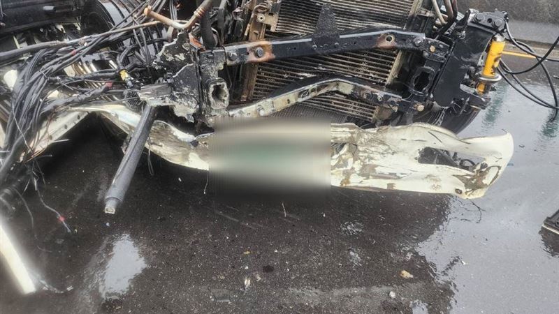 桃園市蘆竹區台61線南下19.2公里處，今天（20日）清晨發生嚴重死亡車禍。（圖／翻攝畫面）