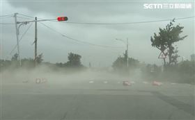 彰化,沙塵暴,風飛沙(圖/翻攝畫面)
