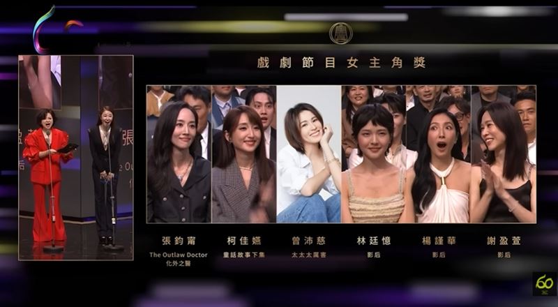楊謹華私下真面目曝光，熱唱阿妹的歌「我一個人跳舞」驚艷八方展現影后多變魅力。終奪得2025年第60屆金鐘影后。（圖／三立電視、PRESTIGE提供、翻攝自《乘风2025 Ride the Wind》YOUTBE）