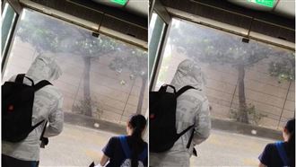 狂風暴雨！文化大學飆11級強風　學生哀號