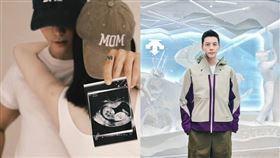 陳偉霆跟何穗官宣成為父母。（圖／翻攝自微博）