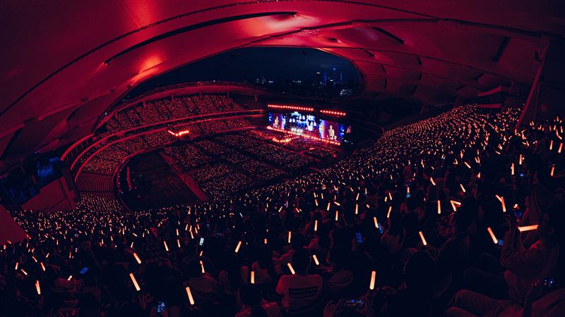 周興哲演唱會上海站，歌迷邊聽歌能邊做愛心。（圖／星空飛騰提供）