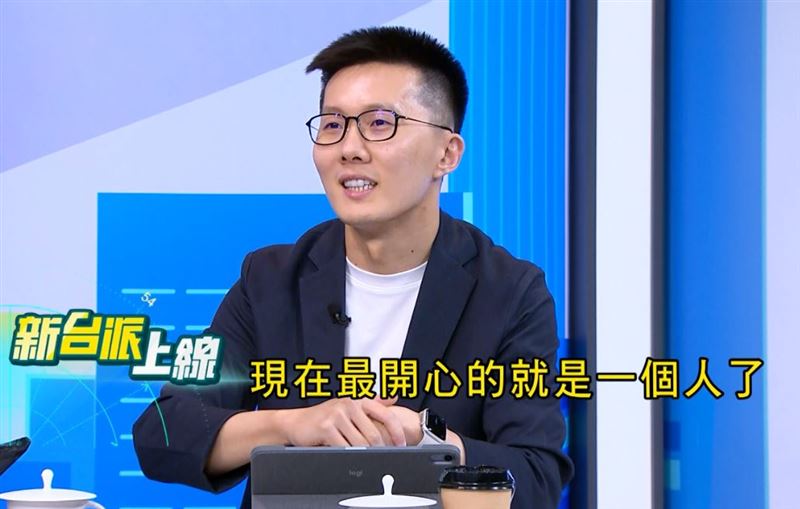 國民黨前發言人蕭敬嚴分析，如今黨內最開心的人是朱立倫。（圖／翻攝自新台派上線）