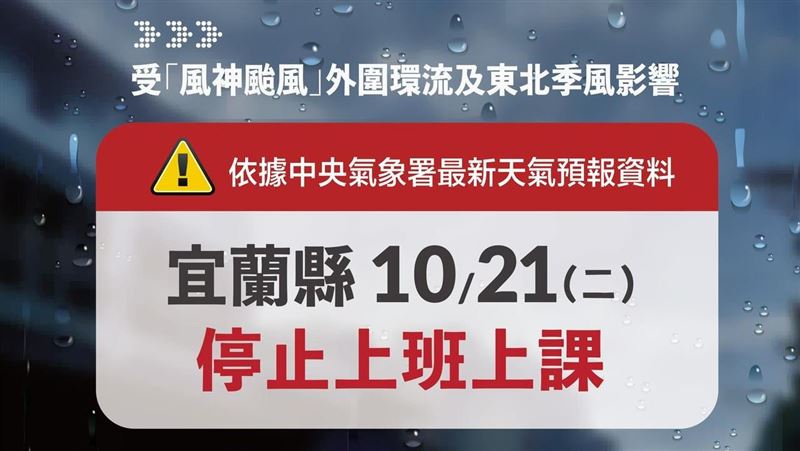 不只停班停課　宜蘭公車全停駛、景點封閉