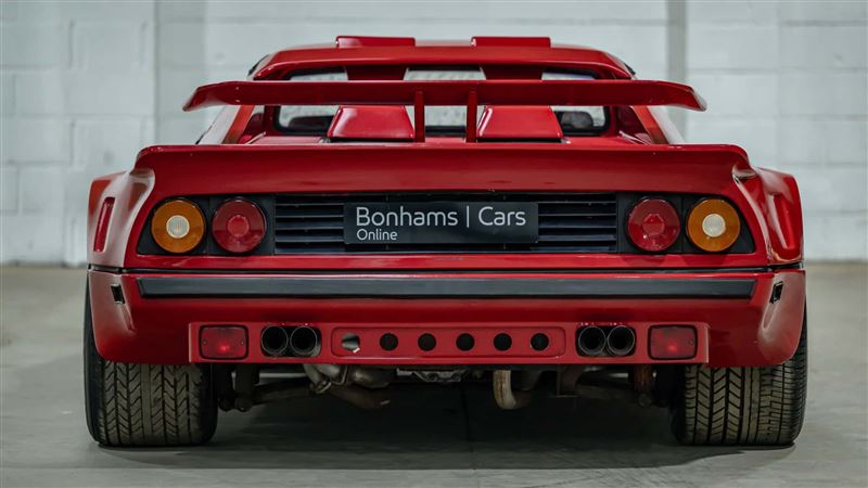 法拉利512 BBi Koenig放在恆溫倉庫內休眠超過十年。（圖／翻攝Bonhams 網站）