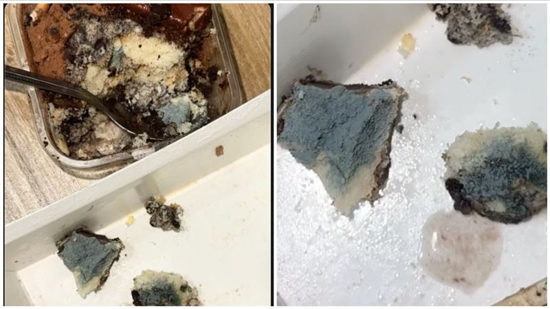 她開燈見「灰綠提拉米酥」噁吐 業者嗆告