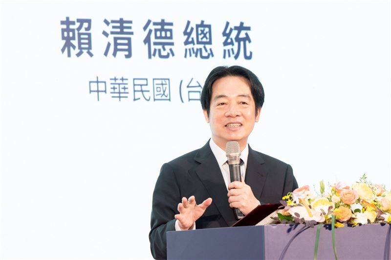賴清德出席五金工業展，致詞時提到台美談判議題。（圖／翻攝自賴清德臉書）