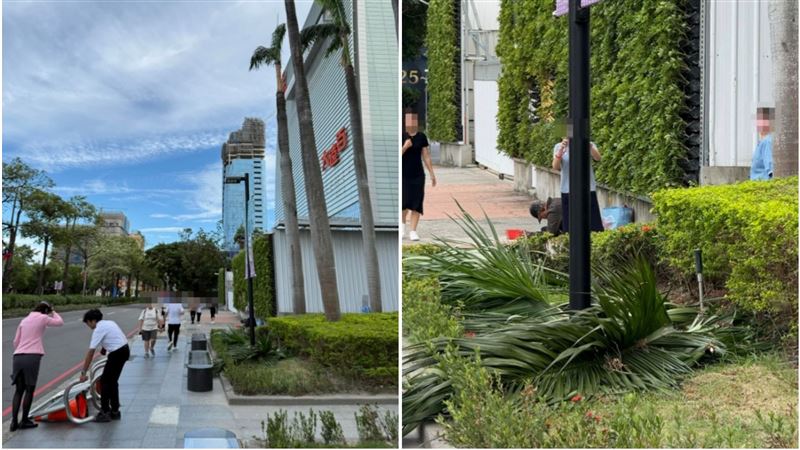 受東北季風增強及颱風共伴效應影響，台中颳起強陣風。（圖／網友2009alegria授權提供）