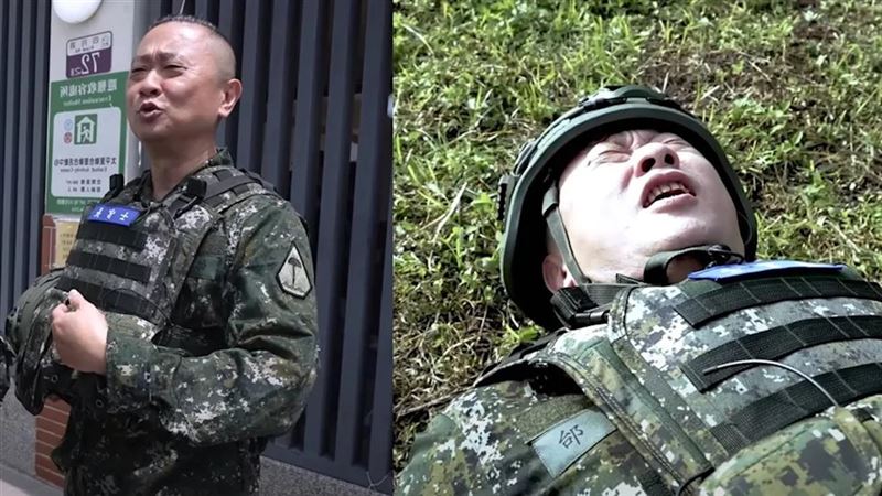 邰智源曾以58歲高齡挑戰「一日教召」，甚至還行軍7公里，許多網友紛紛大讚：「阿公真的是我們的模範。」（圖／翻攝自木曜4超玩YouTube）