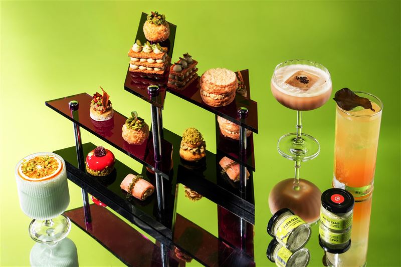「W Tipsy Tea Feat. PISTA CIAO」即日起開賣，限時販售至2026年3月8日止。（圖／飯店旅宿業者提供）