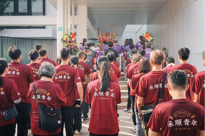 志工團陣容龐大。(圖/翻攝自承順青年-信仰傳承粉絲專頁)