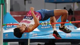 桃園市跳高好手傅兆玄在全運會跳出2公尺17摘下金牌。（圖／全運會提供） 