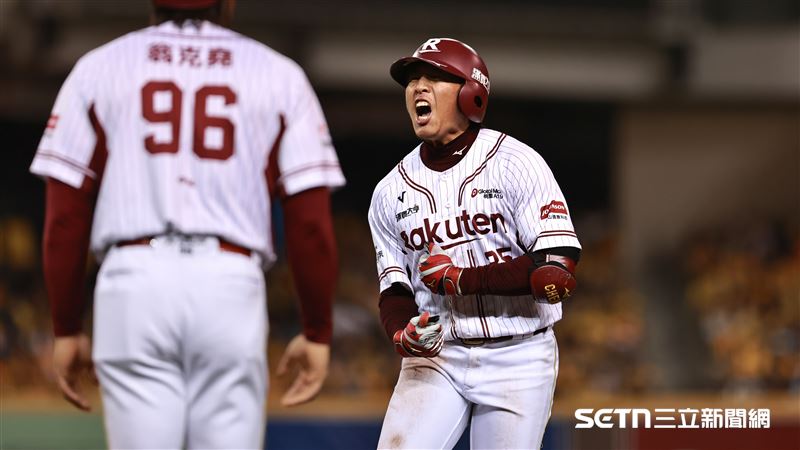台灣大賽前3戰，樂天桃猿外野手成晉11打數8安。（圖／記者劉彥池攝影）