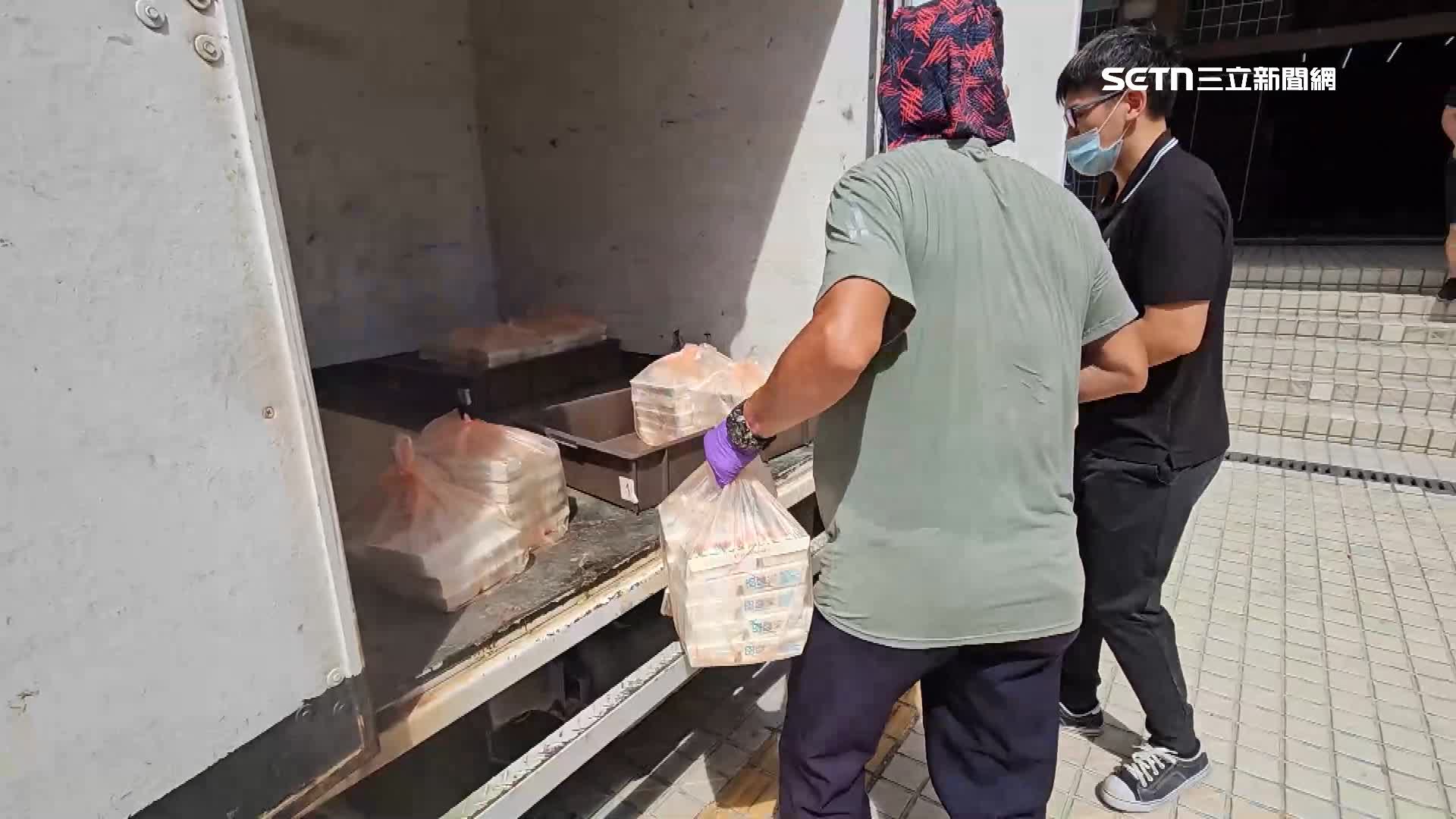 店家及義煮團接力供餐