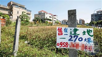 5年內台房市不會好…地產大佬喊話不買地