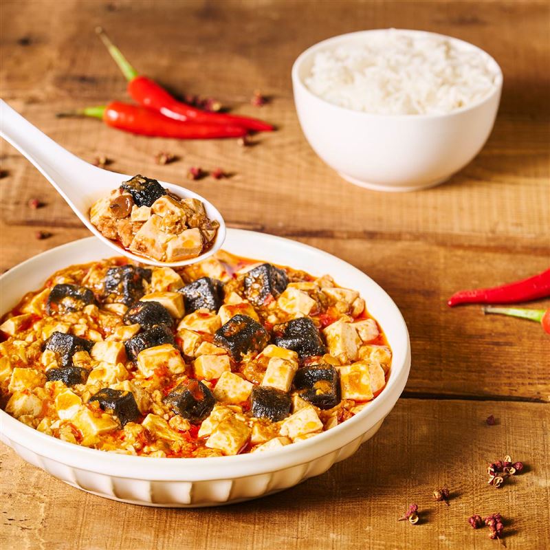 麻婆豆腐是經典的嫩豆腐料理，相當適合下飯